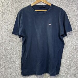 Polo Ralph Lauren Polo Jeans Shirt Mens Large Blue RL Flag Short Sleeve T-Shirt